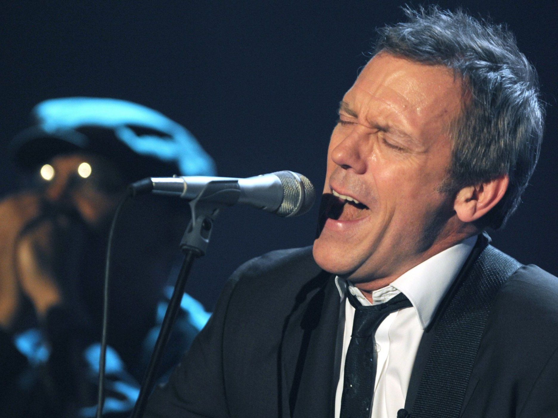 Hugh Laurie präsentiert sein Debütalbum. Hugh Laurie präsentiert sein Debütalbum.