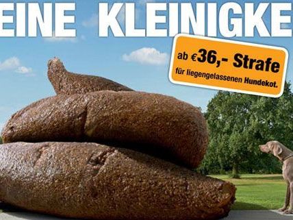 Die neue Sauberkeitskampagne der MA 48 weist darauhin, dass es sich bei Hundstrümmerln, Tschicks und Sperrmüll nicht um "Kleinigkeiten" handelt.