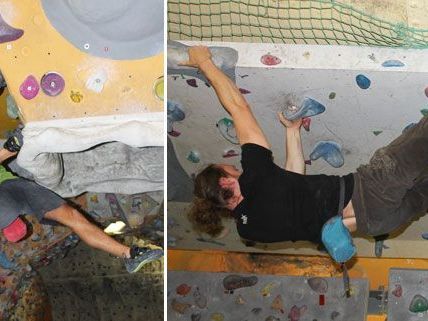Klettersport: Hallen-Bouldern liegt auch in Wien im Trend. Klettersport: Hallen-Bouldern liegt auch in Wien im Trend.