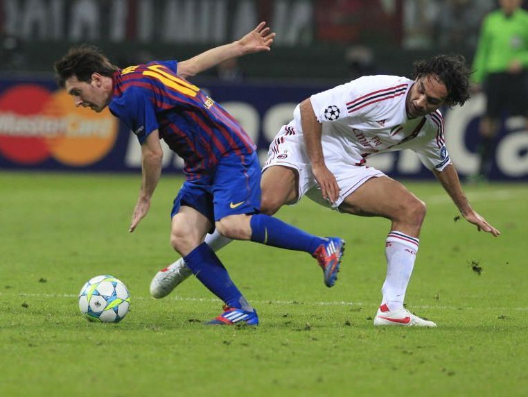 Messi kam zu keinem Torerfolg Messi kam zu keinem Torerfolg