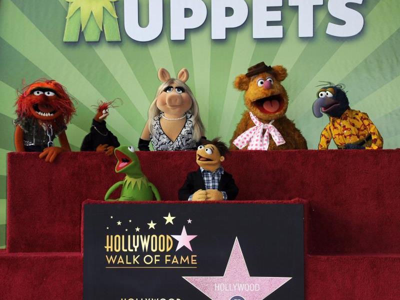 Jim Hensons Puppen auf dem "Walk of Fame" verewigt
