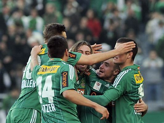 Erster Sieg im Frühjahr für die Hütteldorfer Erster Sieg im Frühjahr für die Hütteldorfer