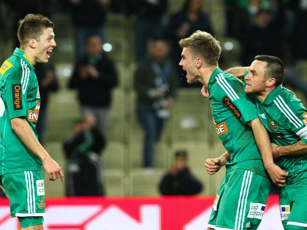 Rapid konnte in der Frphjahressaison endlich Tore erzielen und gewann gegen Kapfenberg 3:0 Rapid konnte in der Frphjahressaison endlich Tore erzielen und gewann gegen Kapfenberg 3:0