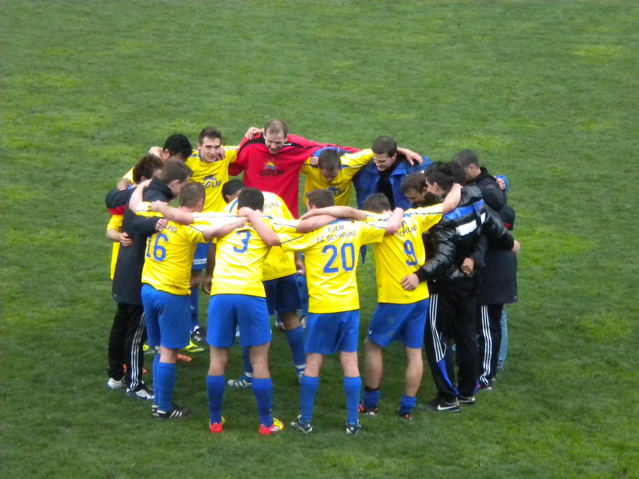 Jubel beim FC Schruns nach dem Sieg über Hohenems Jubel beim FC Schruns nach dem Sieg über Hohenems