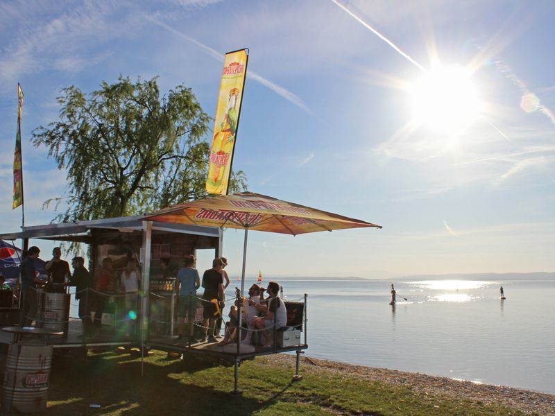 Traumwetter und super Stimmung am Surfweltcup in Podersdorf.