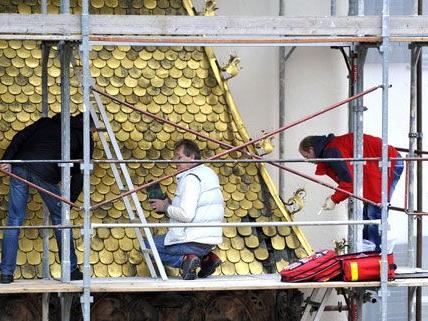 Goldenes Dachl: Gestohlene Schindeln sind wieder aufgetaucht