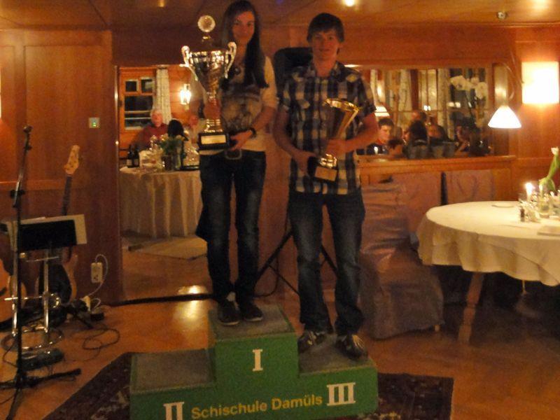 Vereinsmeister 2012 Verena und Dieter Bischof