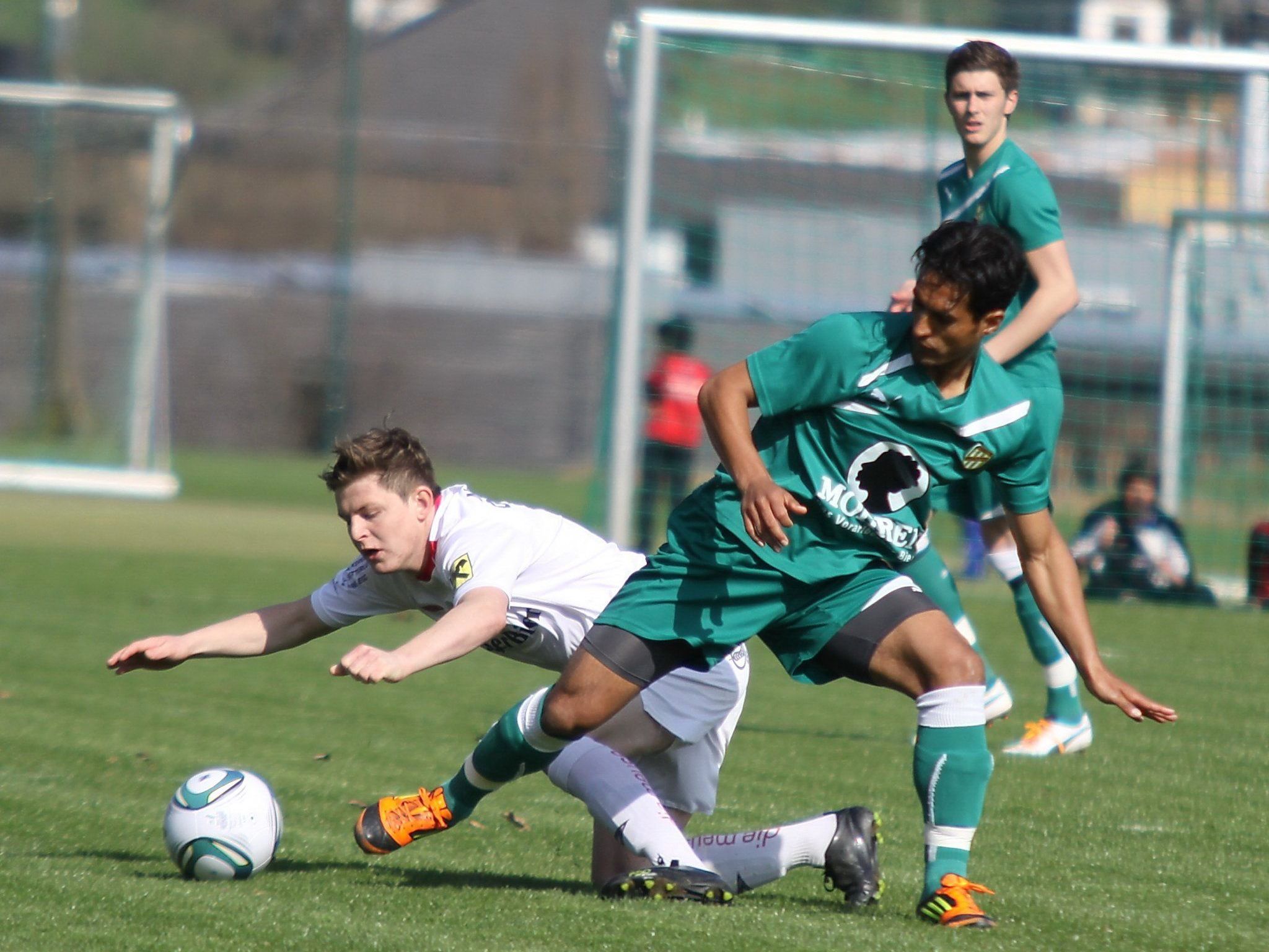 Austria Lustenau-Kicker Sidinei de Oliveira schoss das 3:2. Austria Lustenau-Kicker Sidinei de Oliveira schoss das 3:2.