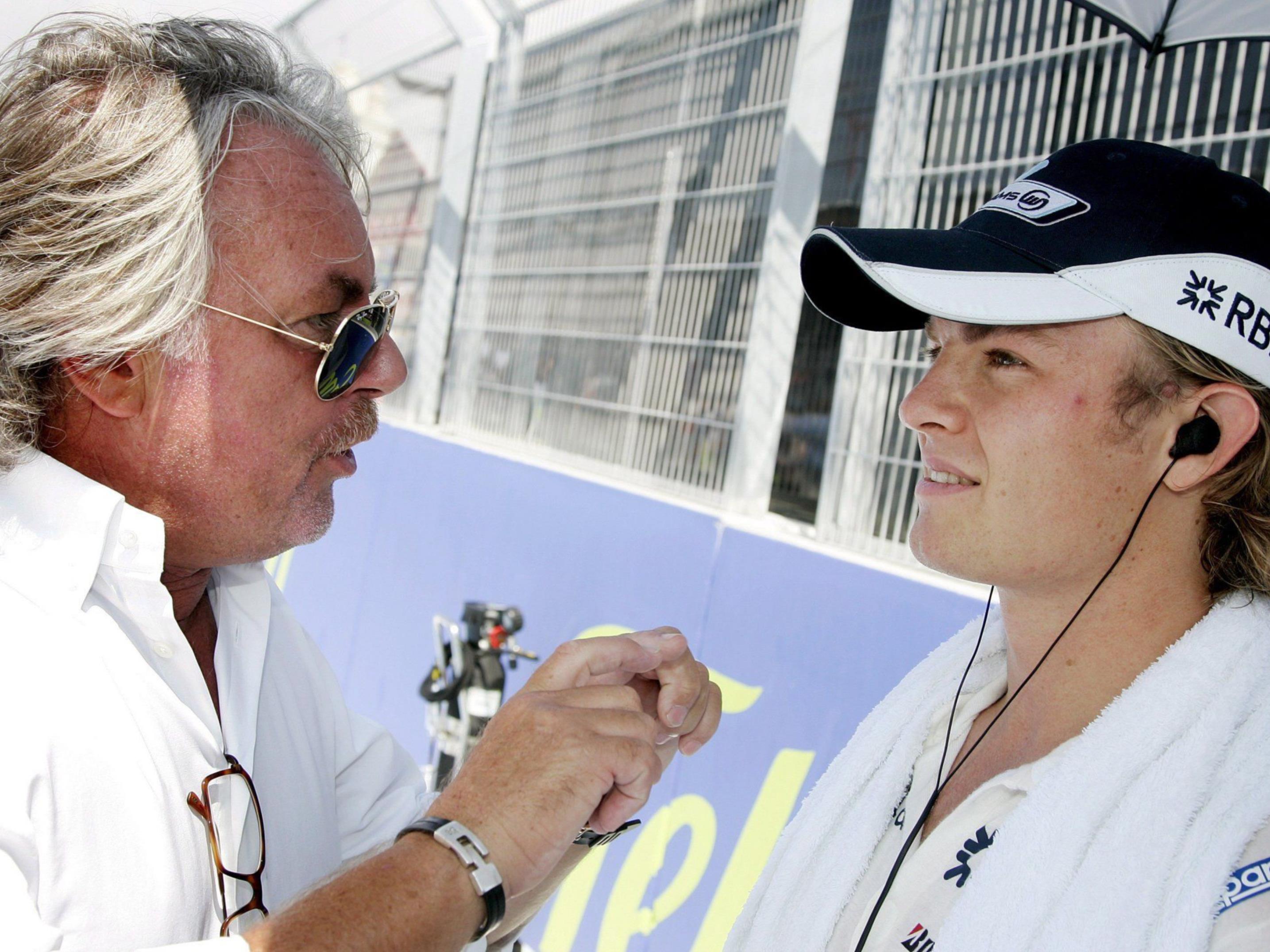 Keke und sein Sohn Niko Rosberg.