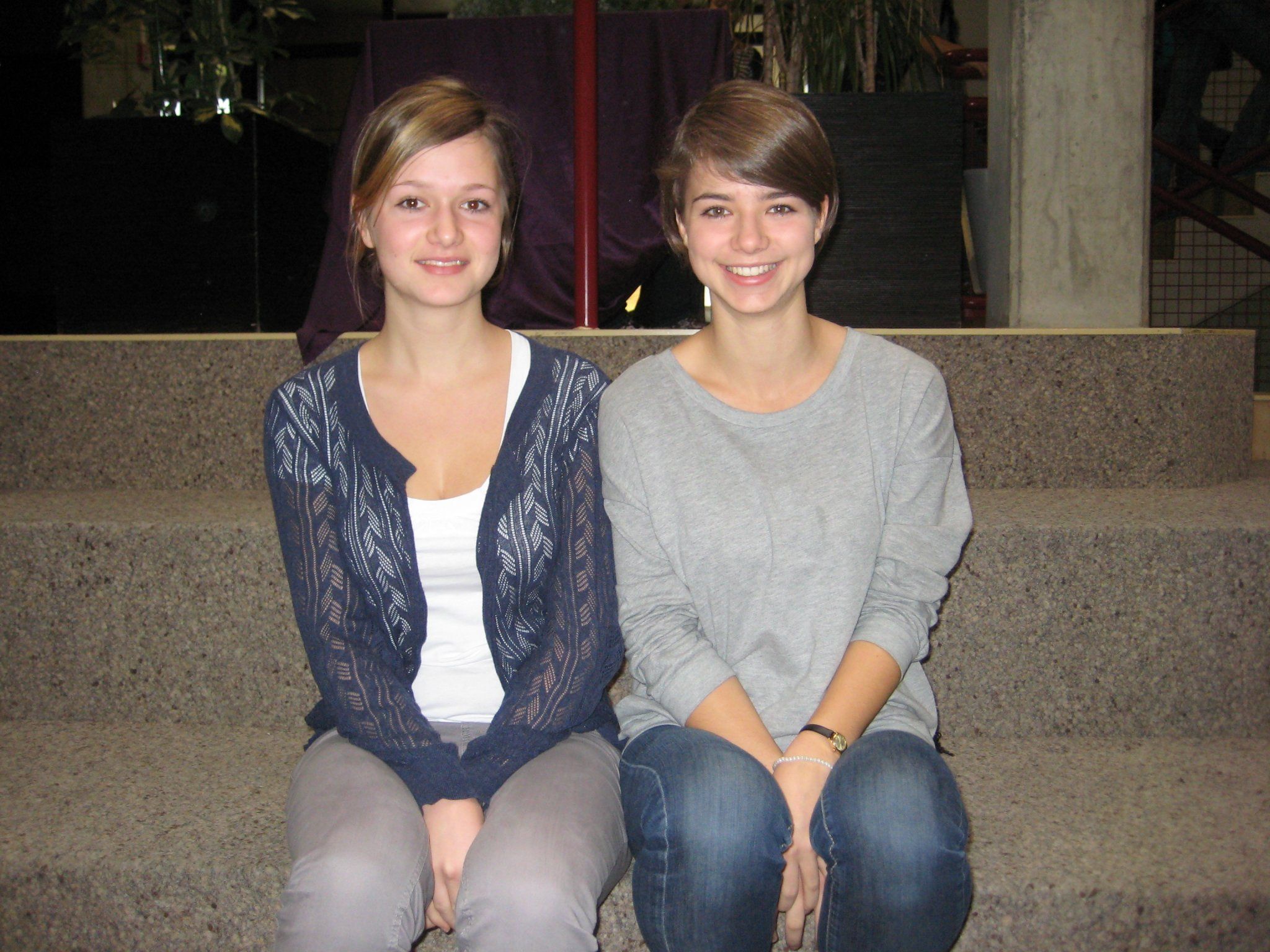 Die Organisatorinnen des Toleranz-Tages: Larissa und Marianna Nenning Die Organisatorinnen des Toleranz-Tages: Larissa und Marianna Nenning