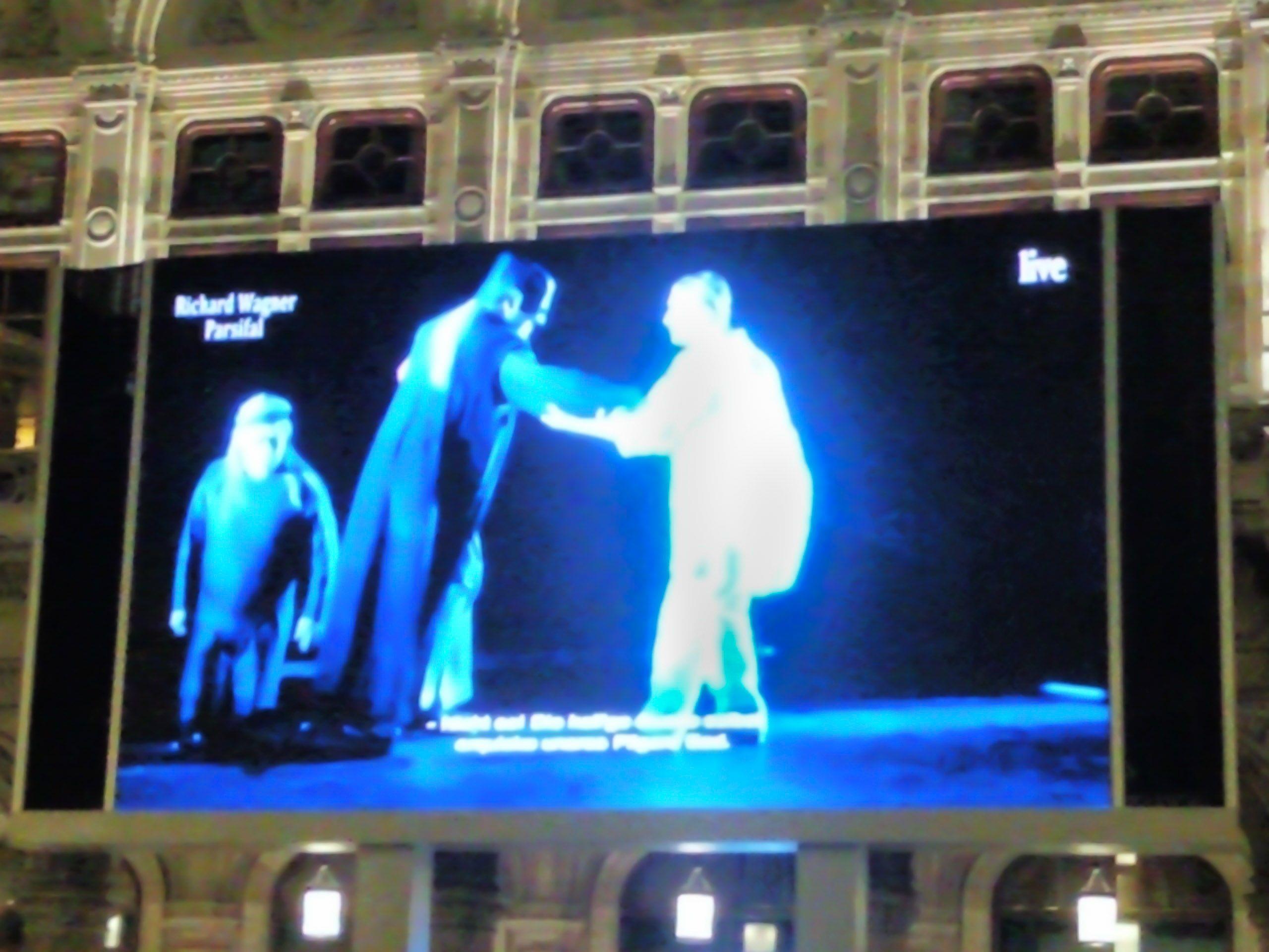 Wagners Parsifal war 2012 die Premiere der Open-Air-Oper am Karajanplatz