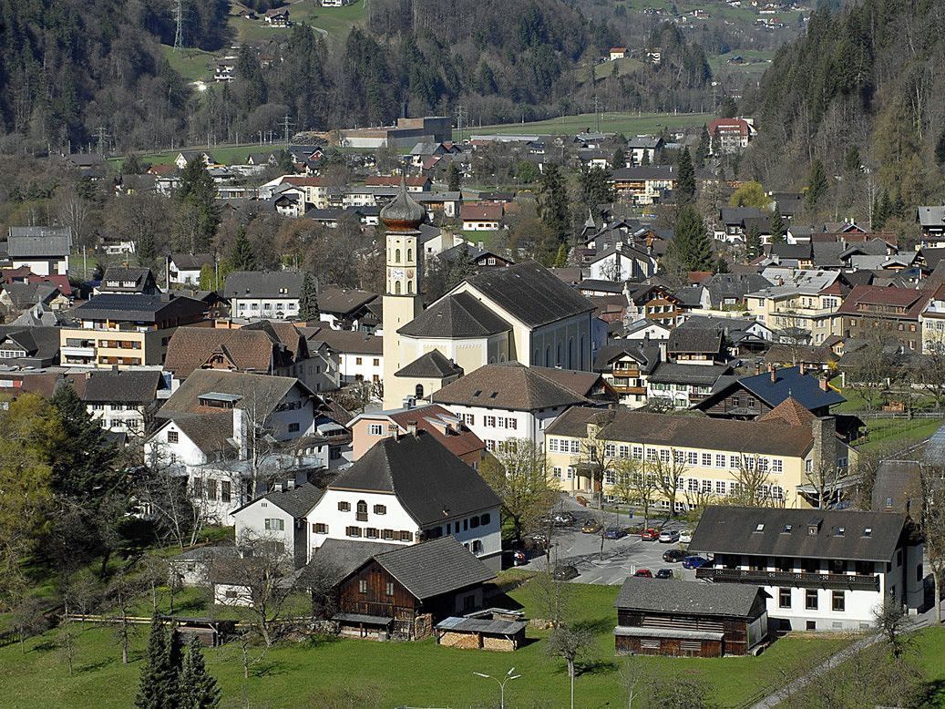 Blick auf Schruns am 2. April 2011 Blick auf Schruns am 2. April 2011