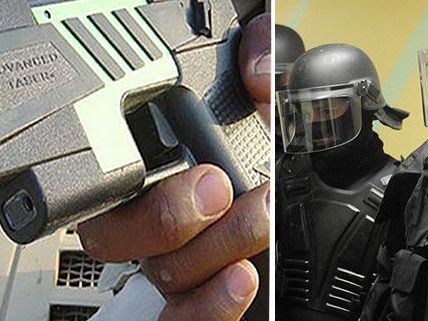 Die Taser-Attacke gegen den Randalierer am Praterstern führte die WEGA aus Die Taser-Attacke gegen den Randalierer am Praterstern führte die WEGA aus