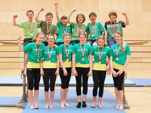 Die Gruppen aus Zwischenwasser (hi.) und Dornbirn qualifizierten sich für das Bundesfinale Die Gruppen aus Zwischenwasser (hi.) und Dornbirn qualifizierten sich für das Bundesfinale