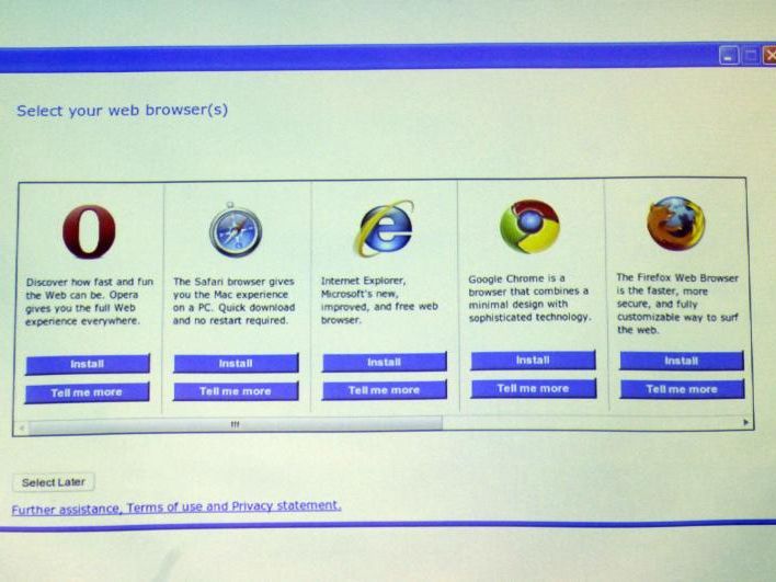 Firefox der Mozilla Foundation und Googles Chrome verloren leicht Firefox der Mozilla Foundation und Googles Chrome verloren leicht