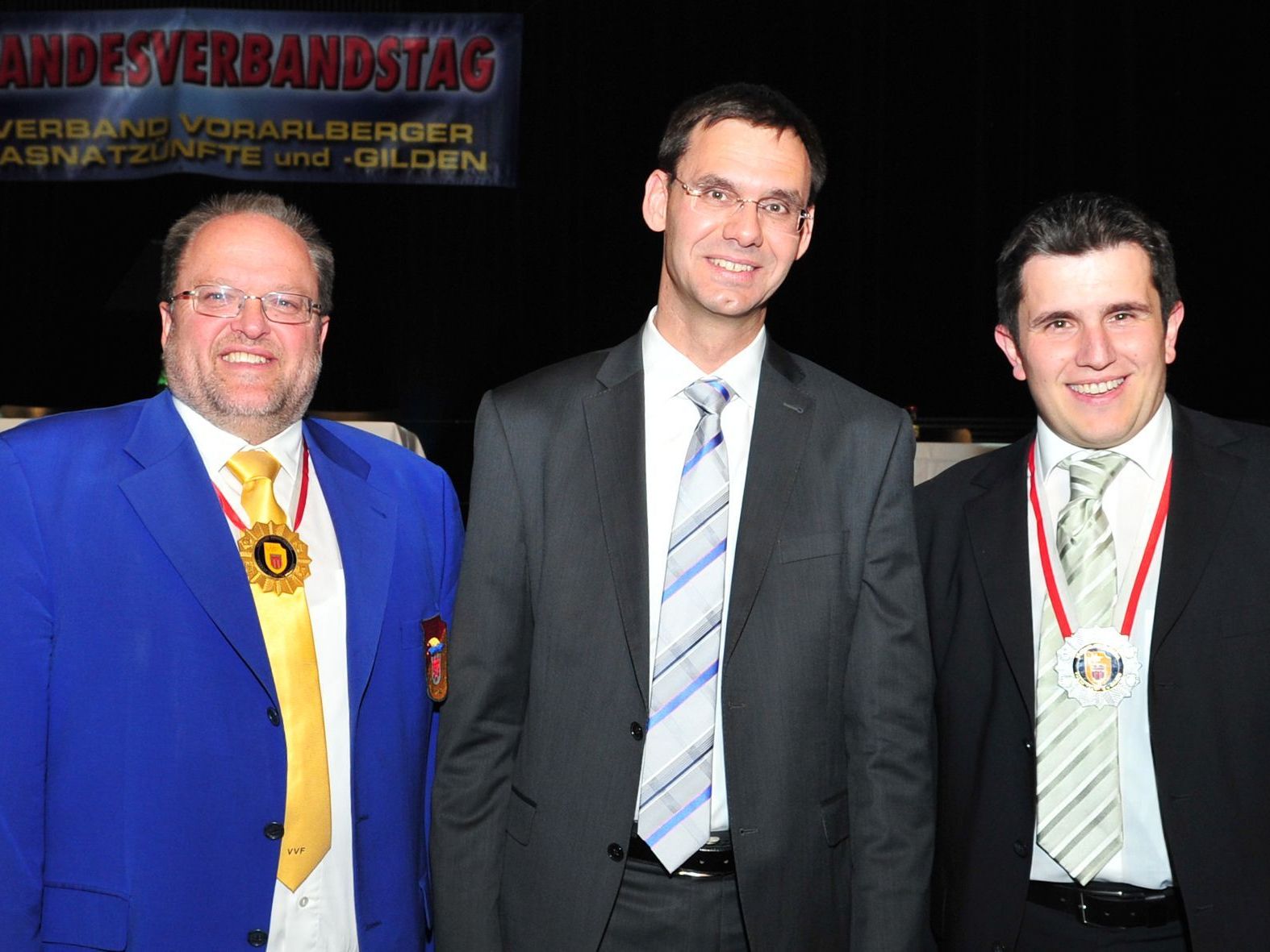 Der scheidende Präsident Ernst Schmid, LH Wallner und der neugewählte Präsident Michél Stocklasa Der scheidende Präsident Ernst Schmid, LH Wallner und der neugewählte Präsident Michél Stocklasa