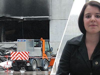 Katharina Gross hat die Explosion miterlebt. Katharina Gross hat die Explosion miterlebt.