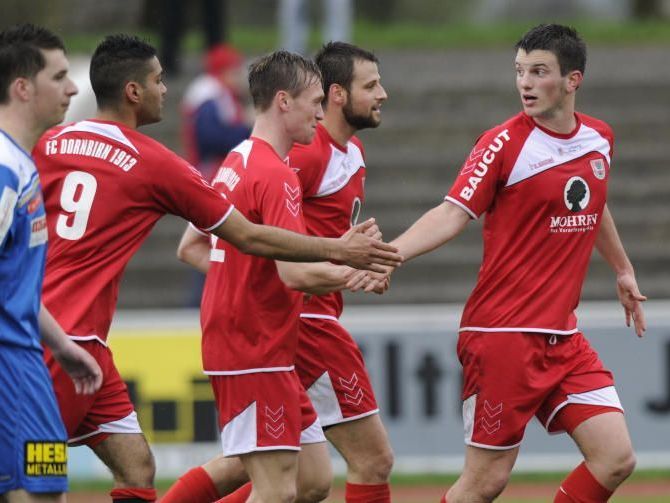 FC Dornbirn liegt auf dem dritten Tabellenplatz. FC Dornbirn liegt auf dem dritten Tabellenplatz.