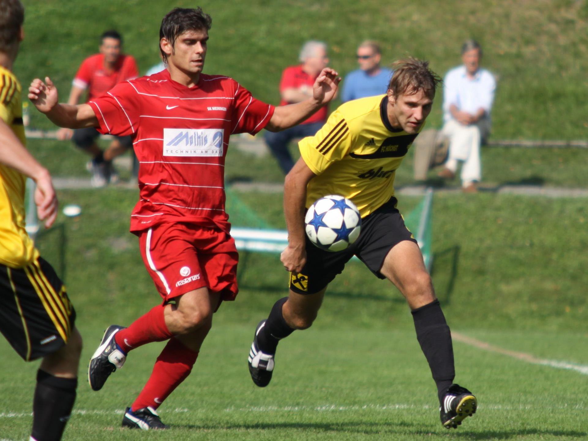 Meiningen Goalgetter Patrick Fleisch schoss heuer schon 13 Tore für den Oberländer Klub.