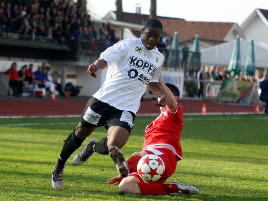 Seth Moses will mit den Altach Amateuren gegen Anif gewinnen. Seth Moses will mit den Altach Amateuren gegen Anif gewinnen.