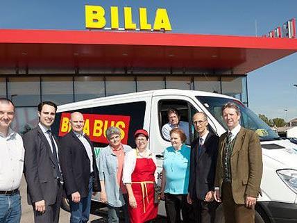 In Deutsch-Wagram gibt es einen Shuttle Bus zu Billa.