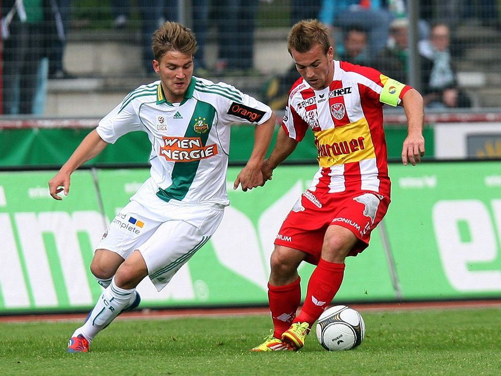 Rapid gegen Kapfenberg: 2:0. Die Grünen sind im Europacup. Rapid gegen Kapfenberg: 2:0. Die Grünen sind im Europacup.
