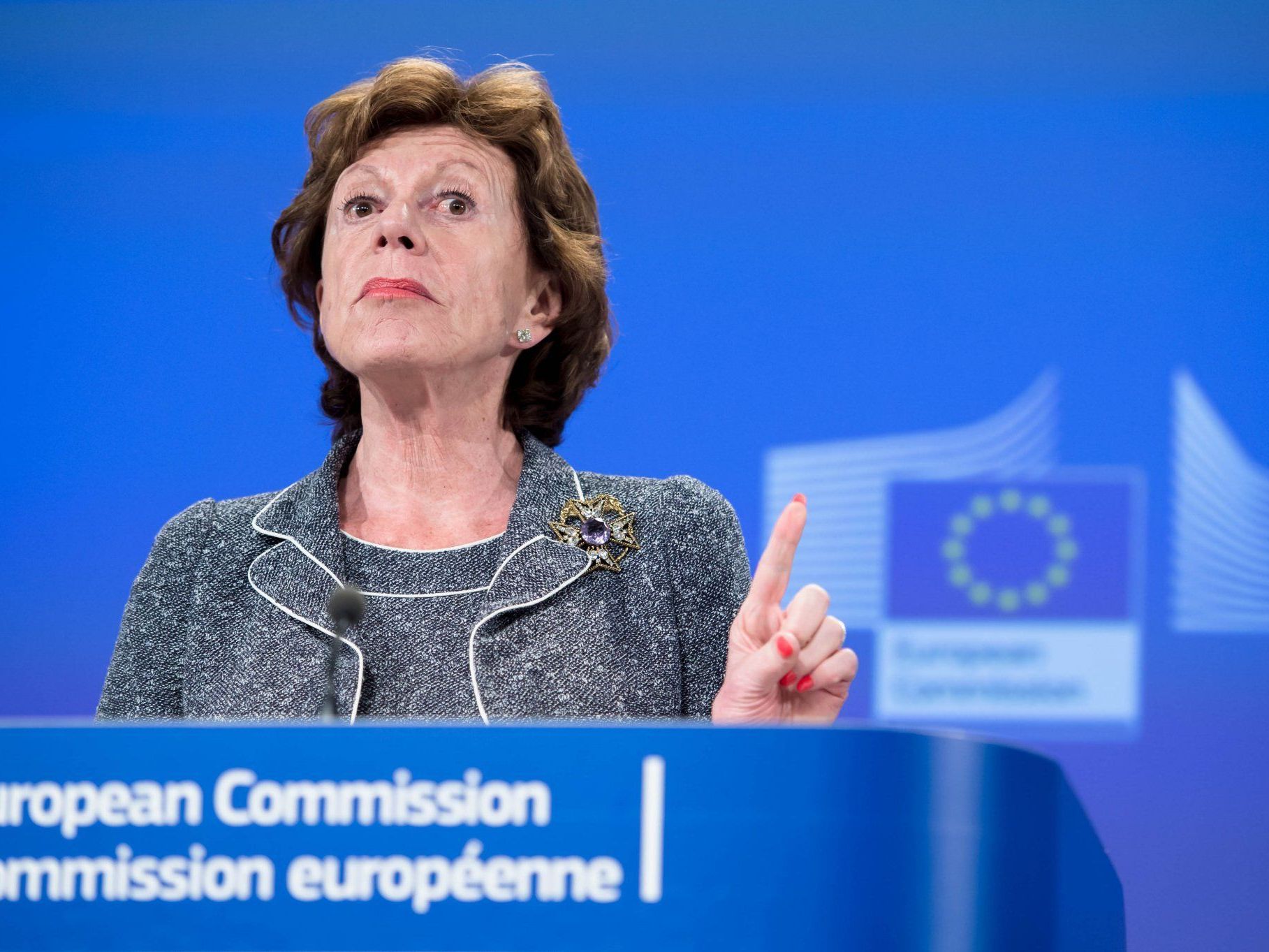 EU-Kommissarin Neelie Kroes strebt bis Jahresende konkrete Resultate an. EU-Kommissarin Neelie Kroes strebt bis Jahresende konkrete Resultate an.