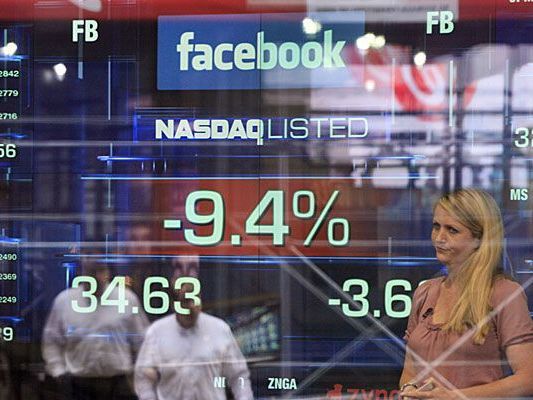 Facebook-Aktie sank auf weiteres Tief unter 29 Dollar. Facebook-Aktie sank auf weiteres Tief unter 29 Dollar.