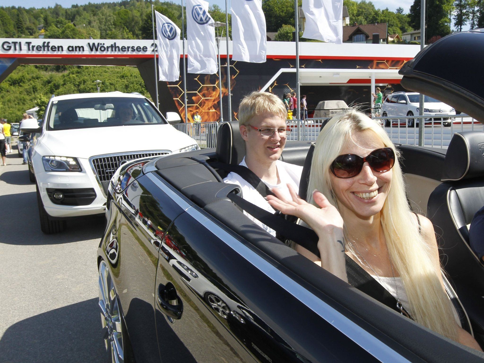 Das GTI-Treffen in Reifnitz am Wörthersee ist gestartet.