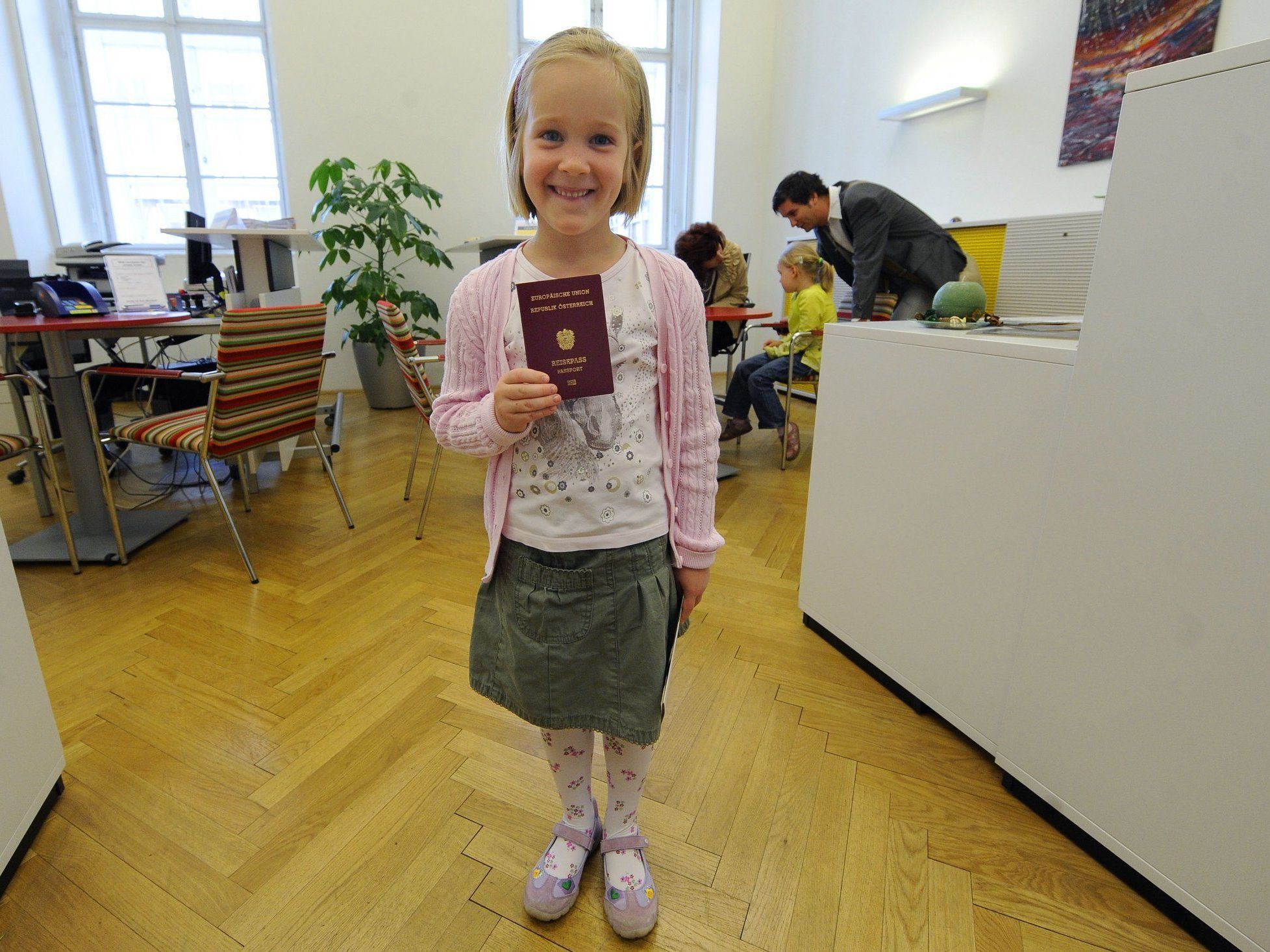Sie hat ihn schon: Den "Kinderreisepass" Sie hat ihn schon: Den "Kinderreisepass"