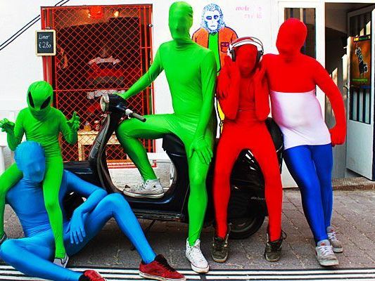 Wer auch einmal in Morphsuits die Stadt unsicher machen will - wir verlosen drei Stück!