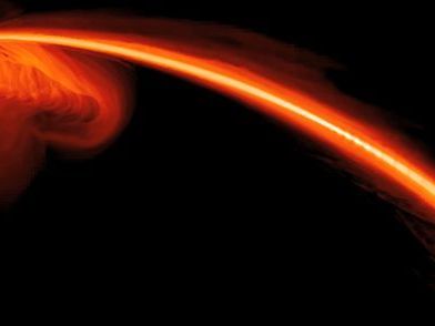 Simulation: Astronomen beobachteten Sterben und "Verdauung" im All in Echtzeit Simulation: Astronomen beobachteten Sterben und "Verdauung" im All in Echtzeit