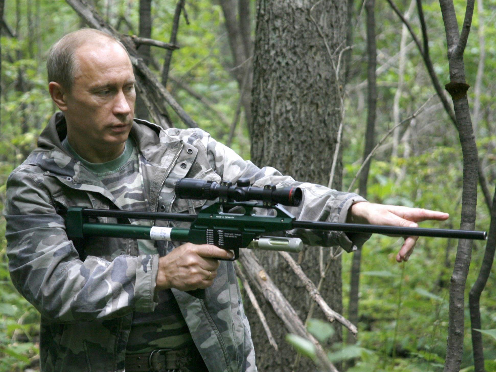 Putin: Das Ziel immer im Visier.