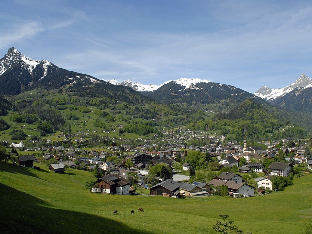 Blick vom Hofweg auf Schruns und Tschagguns am 10. Mai 2012 Blick vom Hofweg auf Schruns und Tschagguns am 10. Mai 2012