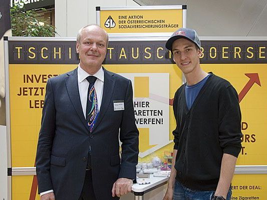 Alternativen zum Rauchen sind bei der Tschick-Tausch-Börse in Wien rasch gefunden Alternativen zum Rauchen sind bei der Tschick-Tausch-Börse in Wien rasch gefunden