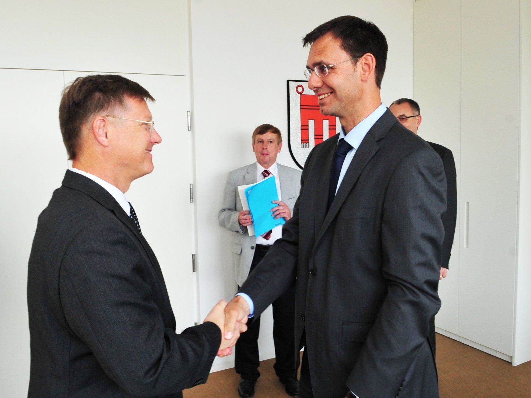 im Bild: Ärztekammerpräsident Michael Jonas und LH Markus Wallner. im Bild: Ärztekammerpräsident Michael Jonas und LH Markus Wallner.