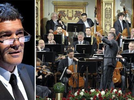 Antonio Banderas wird ebenso zu den Klängen der Philharmoniker lauschen.