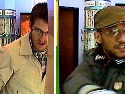 Diese beiden Männer sollen am Dinestag einen Juwelier auf der Landstraßer Hauptstraße überfallen haben. Diese beiden Männer sollen am Dinestag einen Juwelier auf der Landstraßer Hauptstraße überfallen haben.