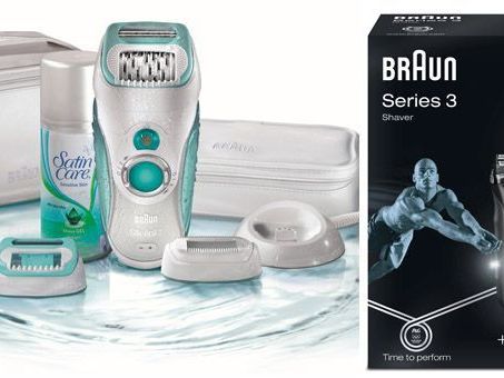 Wir verlosen einen Braun Series 3 350cc und einen Braun Silk-épil 7 Epilierer.