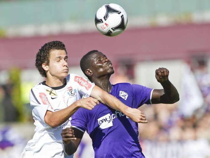 Elvis Alibabic schoss das 1:0 für die Jungbullen im Spiel im Casinostadion. Elvis Alibabic schoss das 1:0 für die Jungbullen im Spiel im Casinostadion.