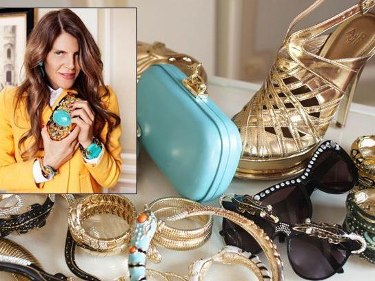 Die H&M-Kollektion von Anna Dello Russo umfasst Schmuck, Sonnenbrillen, Schuhe und Taschen.