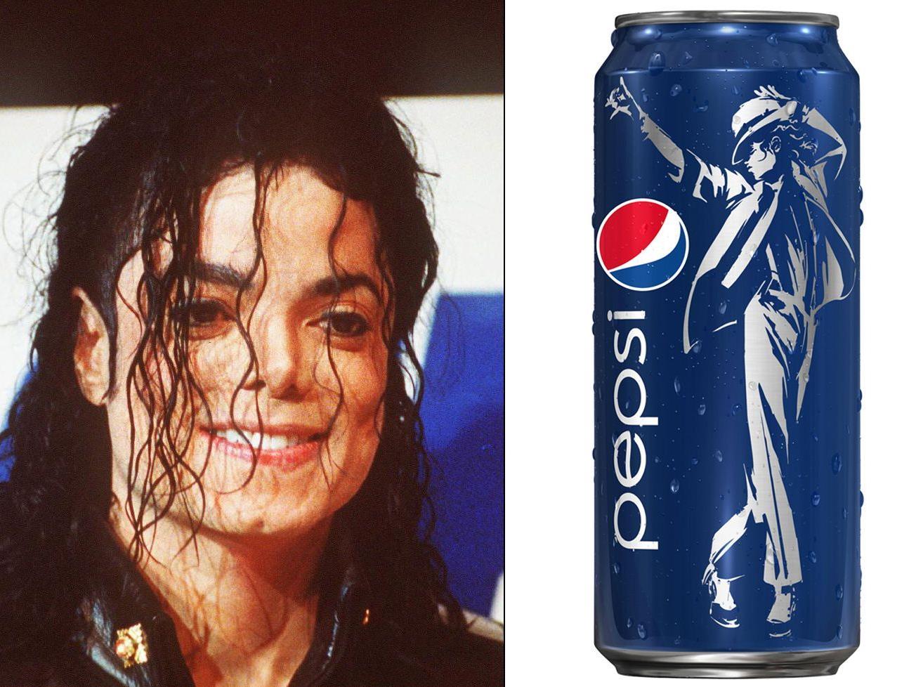 Der "King of Pop" wirbt für Pepsi.