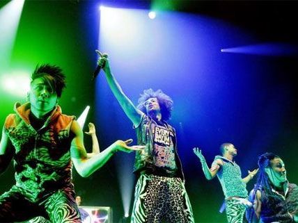 Schräg und bunt: So ist man die Shows von LMFAO gewohnt. Schräg und bunt: So ist man die Shows von LMFAO gewohnt.