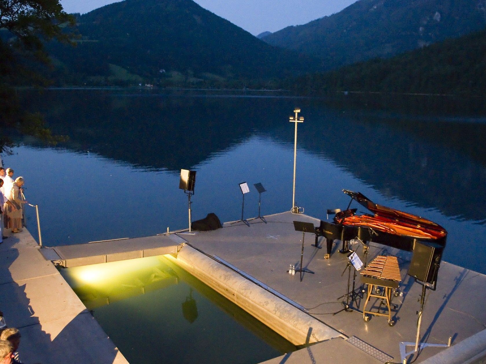 Im Juli startet das Festival Wellenklaenge in Lunz am See. Im Juli startet das Festival Wellenklaenge in Lunz am See.
