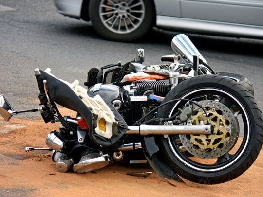 Unfall mit Motorrad Unfall mit Motorrad