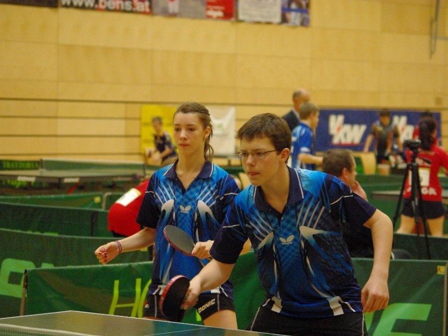 Karoline Mischek und David Klaus vom TTC Flötzersteig räumten in Dornbirn groß ab Karoline Mischek und David Klaus vom TTC Flötzersteig räumten in Dornbirn groß ab