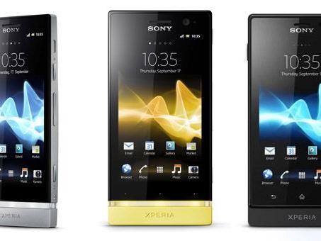 Die neuen Sony Smartphones P, U und Sola sind bald auf dem Markt.