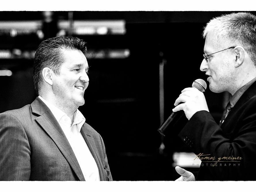 Bürgermeister Christian Natter mit Obmann Roman Matt Bürgermeister Christian Natter mit Obmann Roman Matt