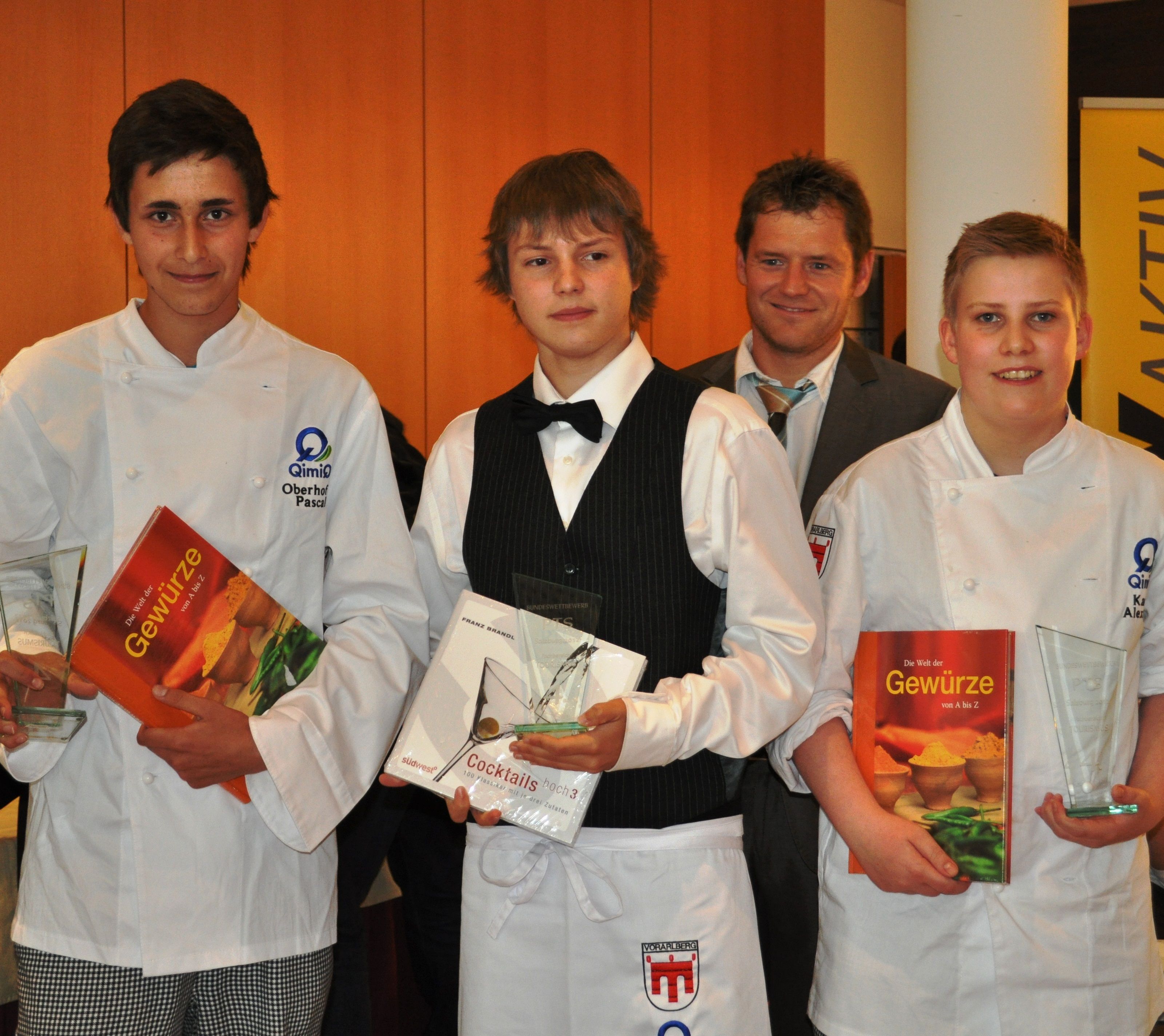 Nicolaj Eichkorn, Alexander Kasper als Köche und Pascal Oberhofer Nicolaj Eichkorn, Alexander Kasper als Köche und Pascal Oberhofer