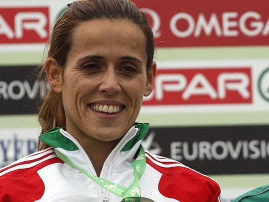Frauenlauf-Siegerin Dulce Felix bei den European Cross Country Championships im Dezember in Slowenien